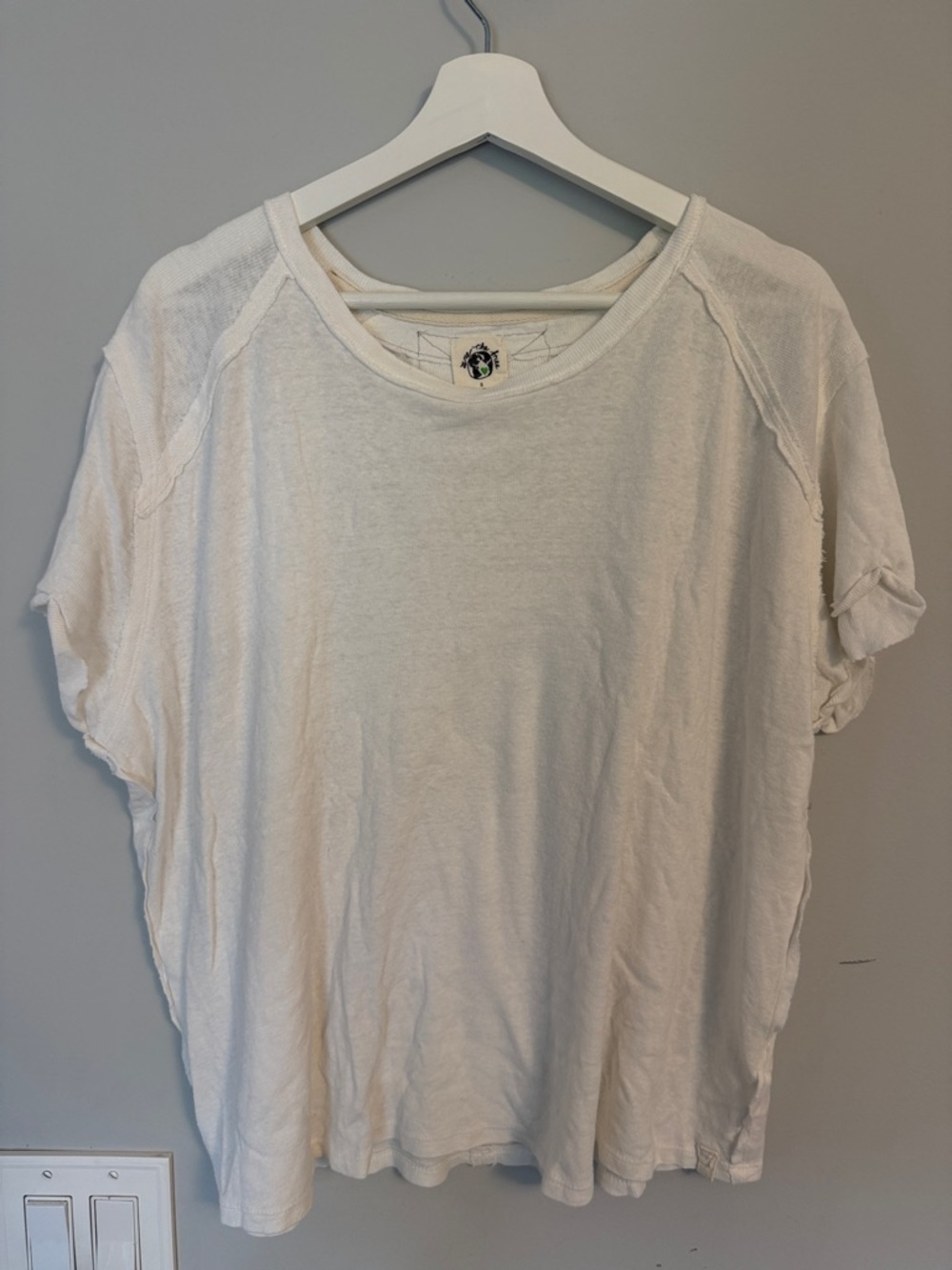 We The Free White Relaxed Crewneck Tee